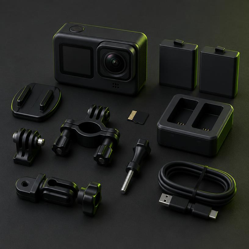 4K Action Camera Starter Bundle