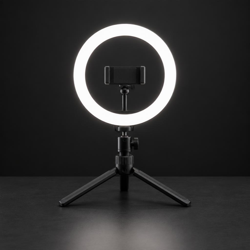 10" Desktop LED Ring Light